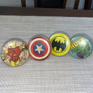 4 superhero dresser knobs